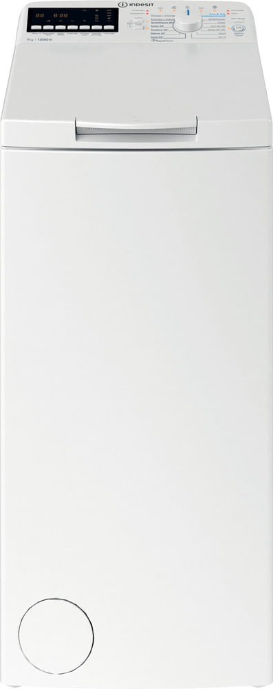 Lave-linge Indesit Lave-linge ouverture dessus posable Indesit: 7,0 kg - BTWB7251FR