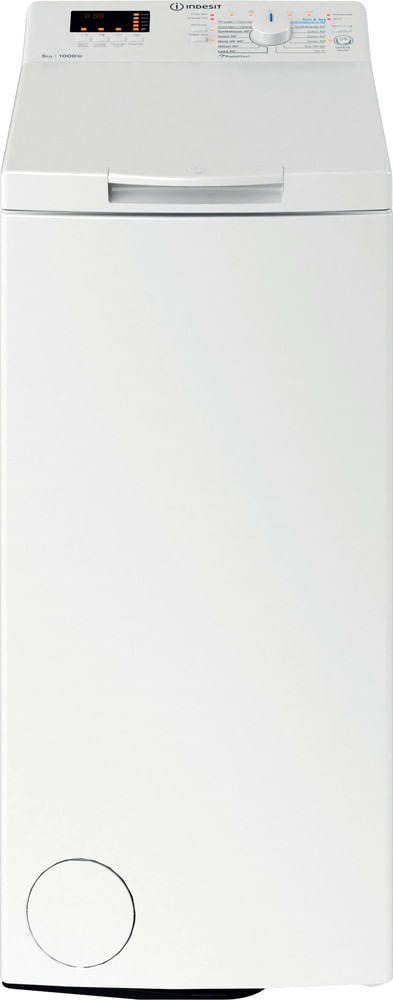 Lave-linge Indesit Lave-linge ouverture dessus posable Indesit: 5,0 kg - BTW S50400 FR