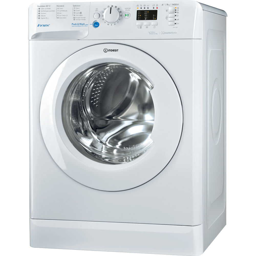 Lave-linge Indesit Lave-linge hublot posable Indesit : 9 kg - BWA 91483 X W FR