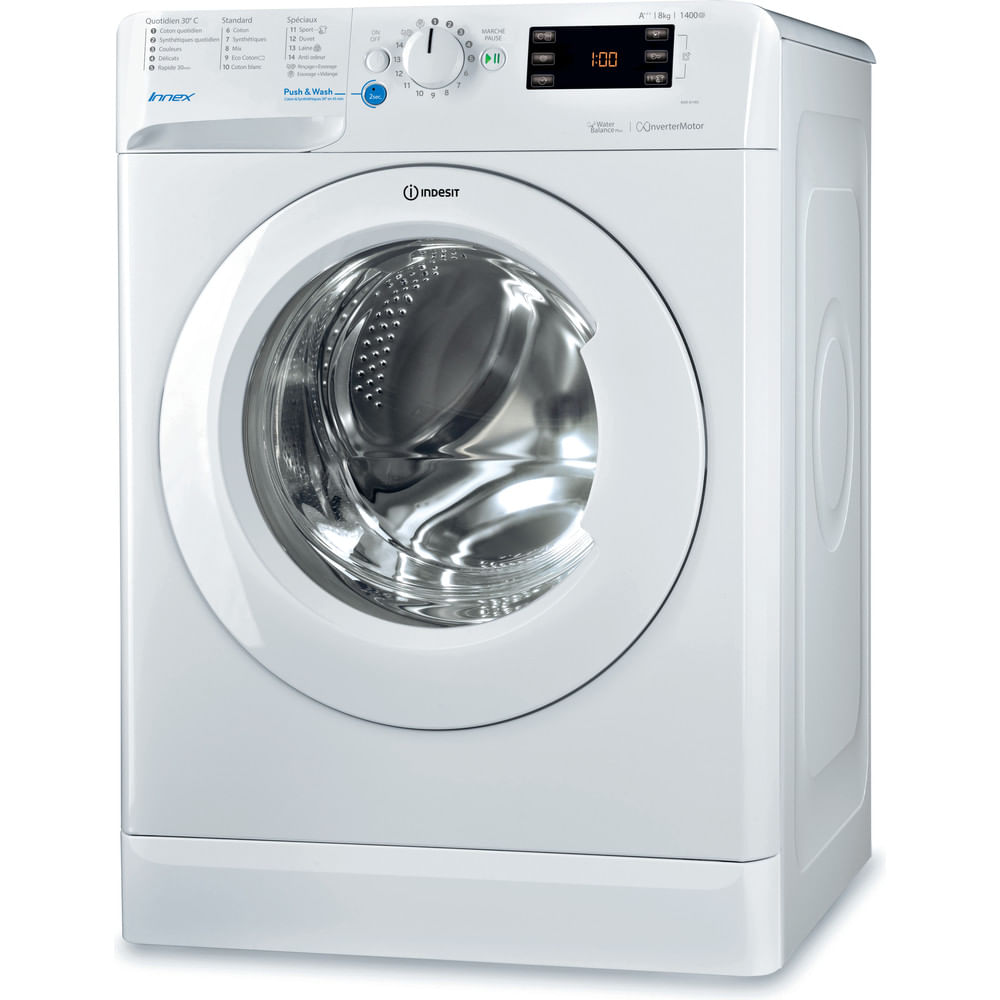 Lave-linge Indesit Lave-linge hublot posable Indesit : 8 kg - BWE 81483X W FR