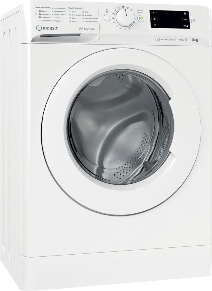 Lave-linge Indesit Lave-linge hublot posable Indesit: 9,0 kg - MTW 91496 WK FR