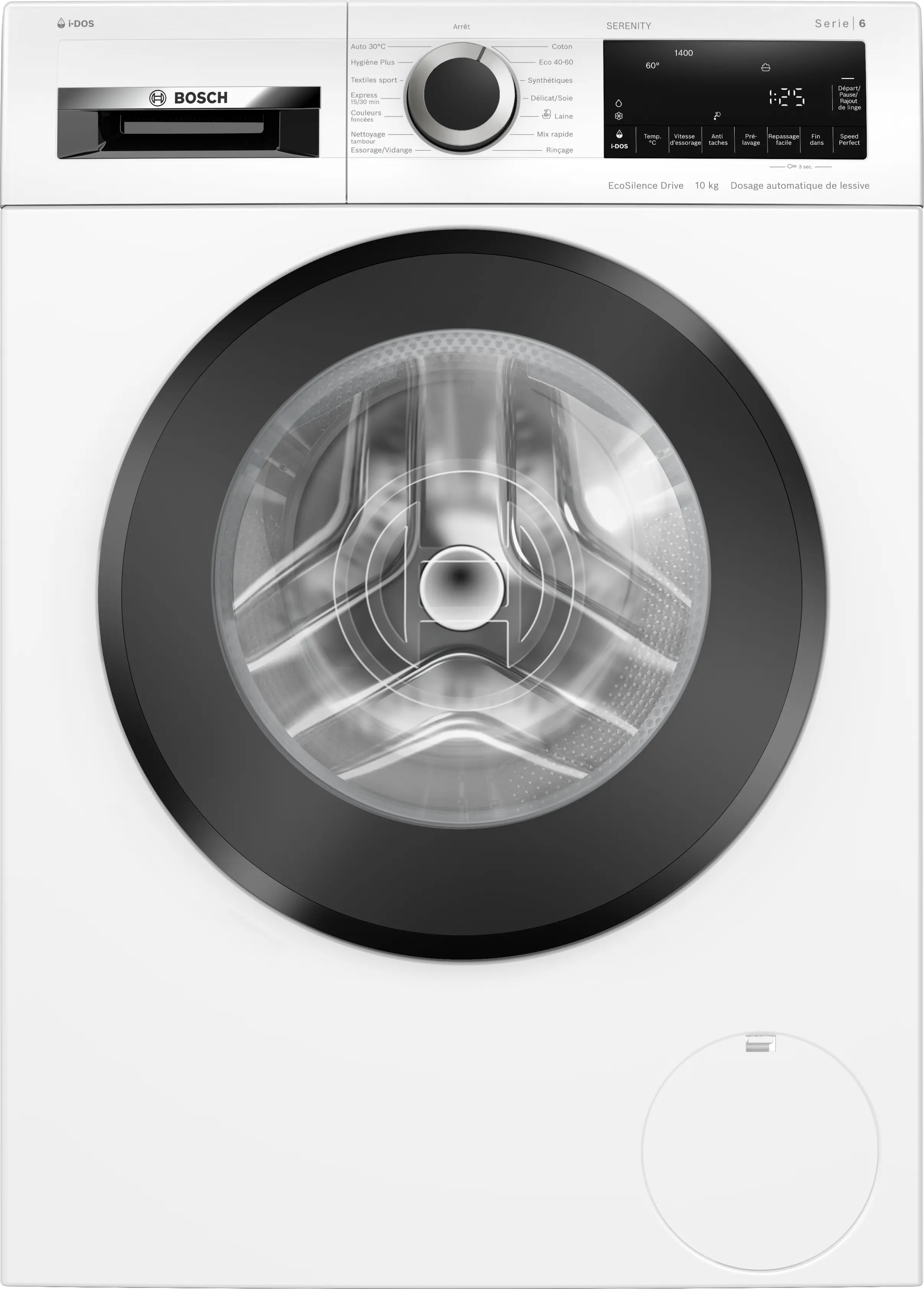 Lave-linge Bosch Série 6 Lave-linge front 10 kg 1400 trs/min
